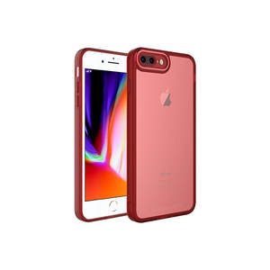 Coque transparente en silicone Netzy pour iPhone 8 Plus, protection de l'appareil photo, SAFARI, coque arrière rouge, compatible 7 Plus 11Pro SE - Product Image 1