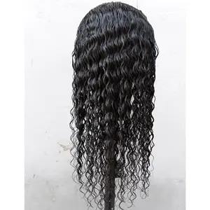 Короткий бразильский глубокий кудрявый 13x6 парик на сетке спереди лучший бирманский кудрявый парик из индийских человеческих волос КУТИКУЛЫ выровненный парик из волос
