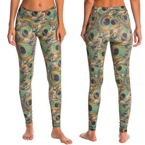 Solid <b>Pattern</b> Women Yoga <b>Leggings</b> in Polyester 2025 Pakistan Made Spandex Elastic Waist Sports Fitness Wear Pants Style - Product Image 6