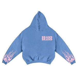 Survêtement d'impression bouffante de logo personnalisé de haute qualité pour le jogging d'hiver 100% coton meilleur prix tenue décontracté - Product Image 1