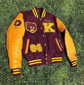 Chaqueta de Béisbol de Lana Gruesa de Invierno para Hombre de Alta Calidad con Letra Bordada y Cierre de Botones Cubiertos - Product Image 3