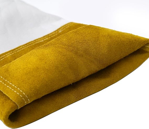 ถุงมือเชื่อมหนังถุงมือป้องกันความร้อนวัสดุนิ่มใช้ในราคาสบาย - Product Image 3