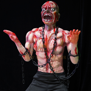 Modèle de fantôme <span class=keywords><strong>d</strong></span>'<span class=keywords><strong>horreur</strong></span> zombie terrible pneumatique Animatronic <span class=keywords><strong>d</strong></span>'intérieur pour maison hantée centre commercial parc <span class=keywords><strong>d</strong></span>'aventure ou aéroport - Product Image 3