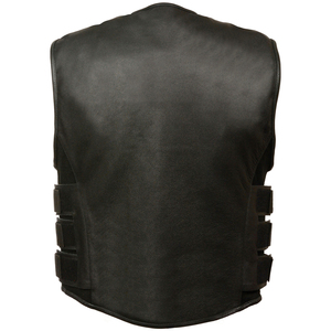 Nuevo Chaleco de Cuero para Motocicleta para Hombre, Invierno 2024, Cálido, Transpirable, Perforado, Negro, Cierre de Cremallera, Cuello en V, Logotipo Personalizado - Product Image 2