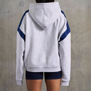Sweat à Capuche Personnalisé Brodé en Blocs de Couleurs Streetwear Sweat à Capuche pour Femme en Polaire Surdimensionné de Haute Qualité 330 g/m² - Product Image 3