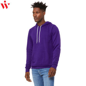 Diseño personalizado de los hombres 100% de algodón de lana de invierno de peso pesado sudaderas con capucha Casual impreso liso teñido en tallas 3XL 6XL patrón sólido - Product Image 2