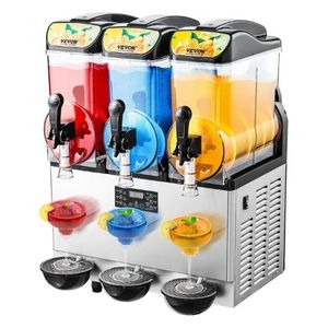 NOUVEAU PRODUIT ORIGINAL : Machine à Boissons Glacées Commerciale Triple Réservoir 5Lx3, 180 Tasses, en Acier Inoxydable, Idéale pour la Maison, les Fêtes, les Restaurants et les Cafés-Bars - Product Image 3