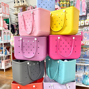 Fashionable Rubber Beach Bag Waterproof Travel Eva Tote Quick Dry Design with Custom Logo Service for Beach Trips - Product Image 1