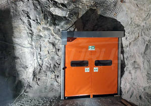 Puerta Rápida Automatizada STX-Ai300, Personalizable, Italiana, Premium, de Alta Velocidad, Completamente Flexible, de PVC 900gr/m3, Resistente al Viento, Industrial, Tipo Panamá - Product Image 3