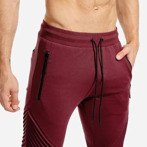 2024 hommes décontracté Sport Joggers poids lourd coton polaire pantalons de survêtement taille élastique taille moyenne haute qualité tissu PU matériel - Product Image 3