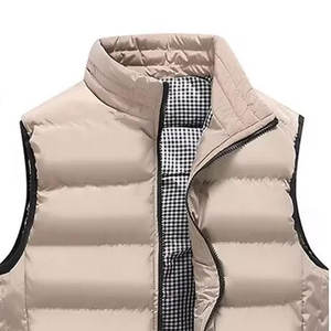New Style Outdoor Windbreaker Insulated Warm Vest <b>Quilted</b> <b>Gilet</b> Puffer Jacket Sleeveless Padded Jacket for Men - Product Image 6