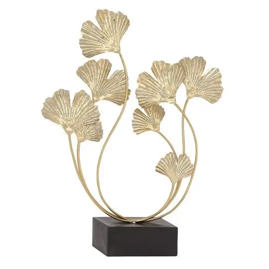 Tabletop trang trí kim loại hoa sang trọng hiển thị hoa showpiece cho phòng khách phòng ngủ trang trí nội thất