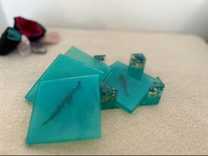 Posavasos de resina cuadrada de último diseño al mejor precio del fabricante en India - Product Image 4