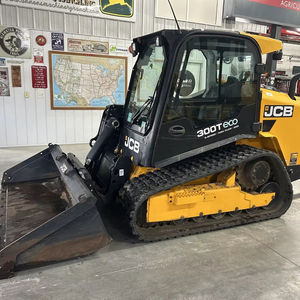 JCB 300T Mini Minicargadora ISO/H Controles Asiento de paseo en aire de 2 velocidades Bomba de caja de cambios de cojinete de motor de carga nominal de 1 tonelada-Producto usado - Product Image 1