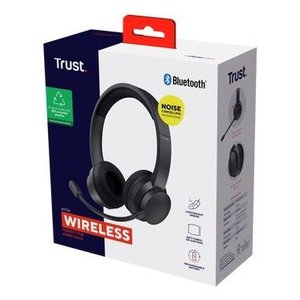 Auriculares Inalámbricos Trust Ayda con Bluetooth y Micrófono, Auriculares Negros Especializados Modelo 25463 0944235 - Product Image 2