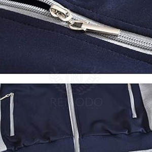 Ensemble de survêtement léger en coton 100% pour homme adulte, à capuche, motif uni, respirant, manches longues, hiver, haute qualité, élastique - Product Image 3