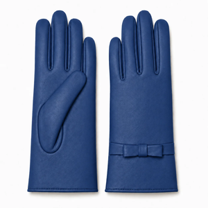 Musterexemplar Hochwertige Maßgefertigte Lederhandschuhe, Weiche Winter-Schafsleder-Touchscreen-Handschuhe in Opernlänge zum Autofahren - Product Image 3