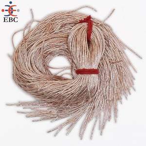 Vente en gros de fil de lingot français de qualité fine 1mm Bobine française Travail d'or Broderie Fil de soie Couture DIY Accessoires Bijoux - Product Image 1