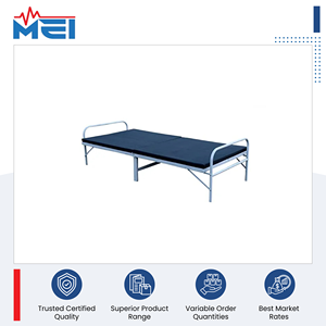Exportateur de mobilier médical abordable, fourniture de matelas pliable à couche unique avec revêtement antidérapant Rexin, mobilier hospitalier à vendre - Product Image 2