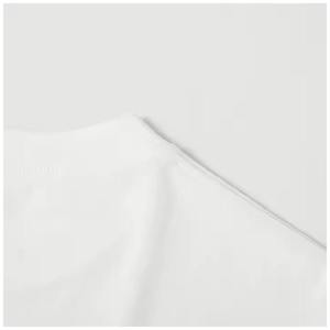 Camiseta corta de gran tamaño de alta calidad con cuello redondo de algodón 100% personalizada para hombre, técnica de lavado LARGO DE Color sólido liso - Product Image 4