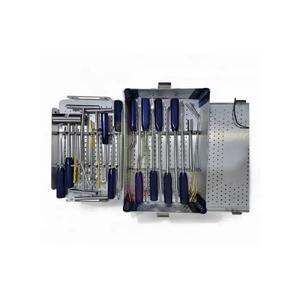 Juego de instrumentos ortopédicos para eliminación de cemento óseo con caja de acero inoxidable alemán de alta calidad aprobado por CE - Product Image 6