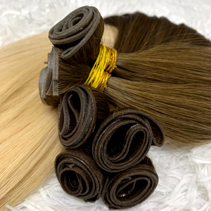 Extensiones de cabello de trama Genius Top Premium Cabello humano vietnamita de alta calidad para mayor volumen Longitud Suelta Onda profunda Rizo italiano - Product Image 1