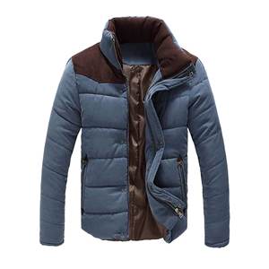 Chaqueta de Invierno para Hombre, Nueva Colección, Alta Calidad, Acolchada, Cálida, Resistente al Viento, con Capucha, Cierre de Cremallera, Informal, Aislante, con Frente de Lona - Product Image 4