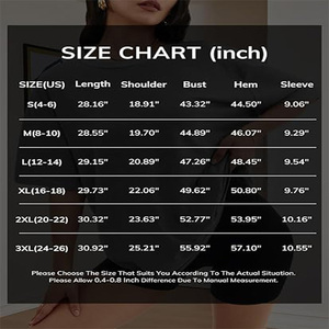 2 Pièces quantité minimale de commande Printemps Oversize O-Neck Blank Top Women Tees Cropped Plain T Shirt for Ladies - Product Image 6