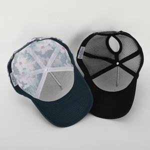 OEM 2025 gorra de camionero de 5 paneles de buena calidad al por mayor gorra de béisbol de malla personalizada parche bordado gorra de camionero - Product Image 6