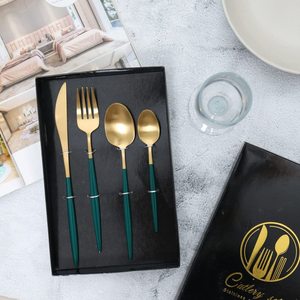 Oyal Wedding opopper Tone Premium utet andand made uustom taintainless latlatware ininimalist acactory Teel ututlery ETS OT Sale - Product Image 5