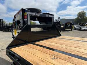 Semi-remorque plateau robuste 40 pieds à 3 essieux, plancher en acier, capacité 2-3 tonnes, prix abordable, vente en gros, fabriquée et prête à être expédiée immédiatement - Product Image 5