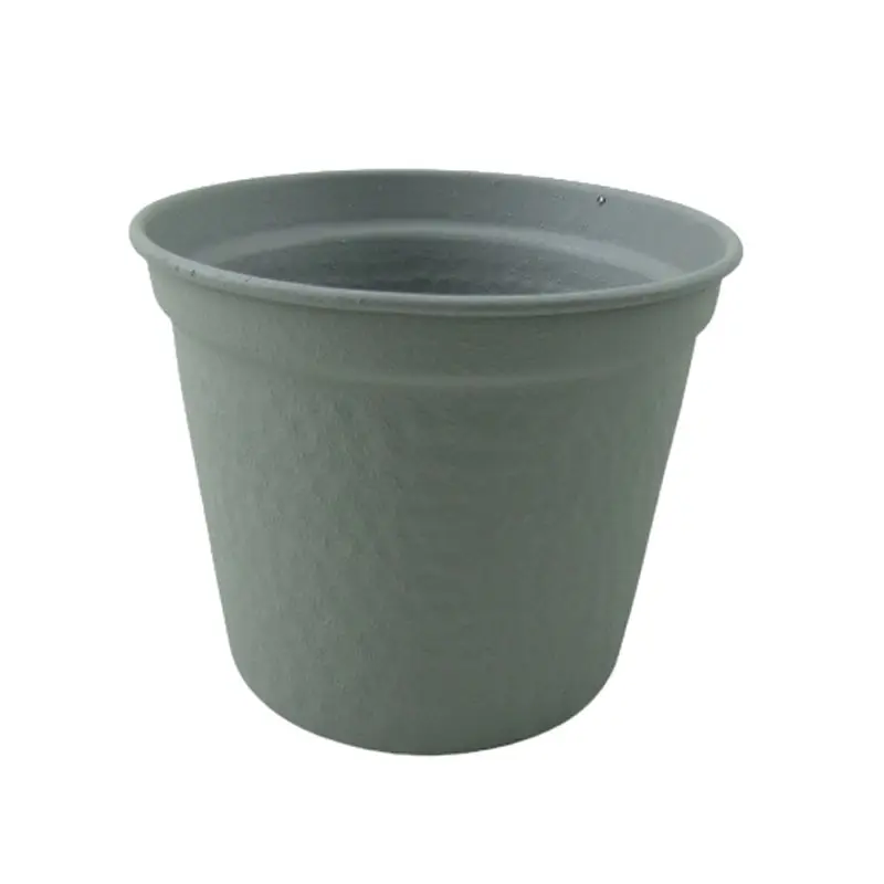 Ferro Rodada plantador com Grey Stone Garden Pots & Planters Jardim Suprimentos Plantador Suculento Rega Vasos & Planters