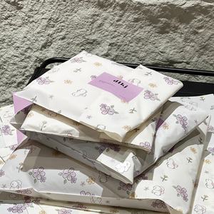 Factory Custom Printed Logo <b>Plastic</b> Shopping Bag with Sticker Seal Personalized Merchandise Bag - Product Image 2