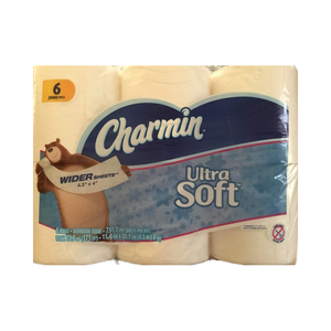 CharminUltra Soft Wide Baño Tissue - 6 Rollos Jumbo 221 Hojas - Product Image 1