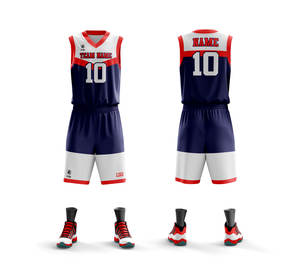 Uniforme de basket-ball athlétique personnalisé chemise en jersey et short pour hommes jeunes/femmes uniforme de basket-ball de grande taille de qualité supérieure - Product Image 1