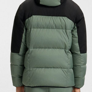 Veste pour homme tendance, tissu confortable, manches longues, design bicolore, avec logo élégant / personnalisé, service OEM, pas cher - Product Image 6