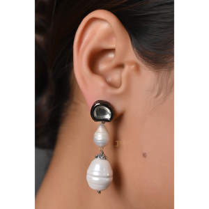 Adorable Juego de Collar de Perlas con Aretes - Product Image 5