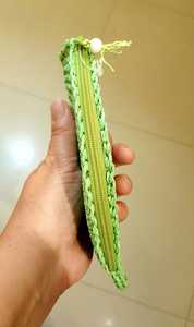 Pochette de raphia d'été vert bohème fait à la main pour femmes Style Vintage Crochet sac de paille en forme d'éventail personnalisable sac à main de plage sac à main - Product Image 4