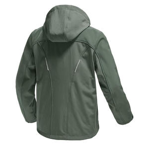 Veste polaire coupe-vent tactique extérieure Softshell personnalisée pour hommes imperméable pêche randonnée avec col montant fermeture à glissière - Product Image 2