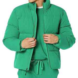 Chaqueta acolchada gruesa de invierno con aislamiento suave, tela duradera y protección cómoda para exteriores. - Product Image 1