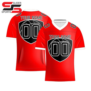 Venta al por mayor ropa deportiva personalizada ropa de fútbol americano sublimada 100% poliéster fútbol Jersey Rugby liso camisetas uniformes deportivos - Product Image 6