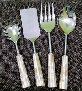 Juego de Cubiertos de Acero Inoxidable con Diseño de Primera Calidad, 4 Piezas, Fabricante Indio, Estilo Vintage, Ecológico, para Regalos - Product Image 5