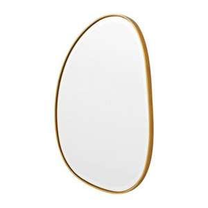 Luxury <b>Antique</b> Brass Mirror <b>Frame</b> With Meticulous Craftsmanship and Timeless Design Work for Vintage Living Room Decor - Product Image 3