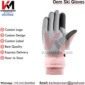 Gants de ski pour femmes d'hiver, imperméables, écran tactile, gants de neige, ski, randonnée, cyclisme, chauds, coupe-vent, gants de snowboard conçus pour le froid - Product Image 4