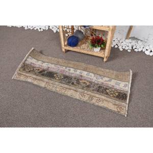 พรมขนสัตว์พื้นที่ขนาดใหญ่แบบวินเทจขนาด1.4x3.5ฟุตยางสี่เหลี่ยมสำหรับตกแต่งห้องของวัยรุ่นในฤดูร้อน - Product Image 3