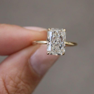 Radiant Cut IGI Certified CVD HPHT Lab Grown Created Diamond 14k <b>18k</b> Solid <b>Gold</b> Eternity Wedding Band <b>Ring</b> for Women <b>Man</b> - Product Image 5