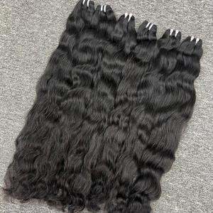 Onda natural en el cabello de la trama, cabello humano 100%, cabello crudo vietnamita Un donante - Product Image 5