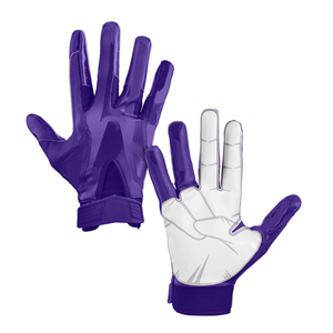 Gants de football américain Sticky Palm Lineman personnalisés Gants de football à sublimation de qualité supérieure avec paume imprimée en silicone - Product Image 1