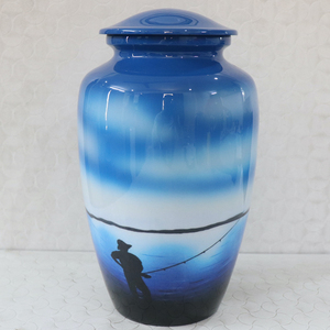 Recuerdo de cremación de urna artesanal de Metal para adultos de la mejor calidad muy demandada para preservar las cenizas de los seres queridos - Product Image 3