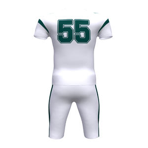 Uniforme personalizable de fútbol americano de la mejor calidad, material transpirable de talla grande con manga corta, uniforme de sublimación - Product Image 3